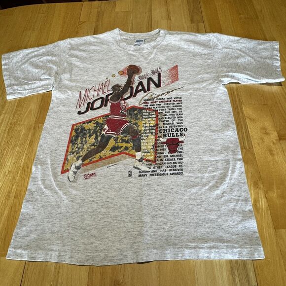Vintage Chicago Bulls Michael Jordan Shirt Salem Size Large